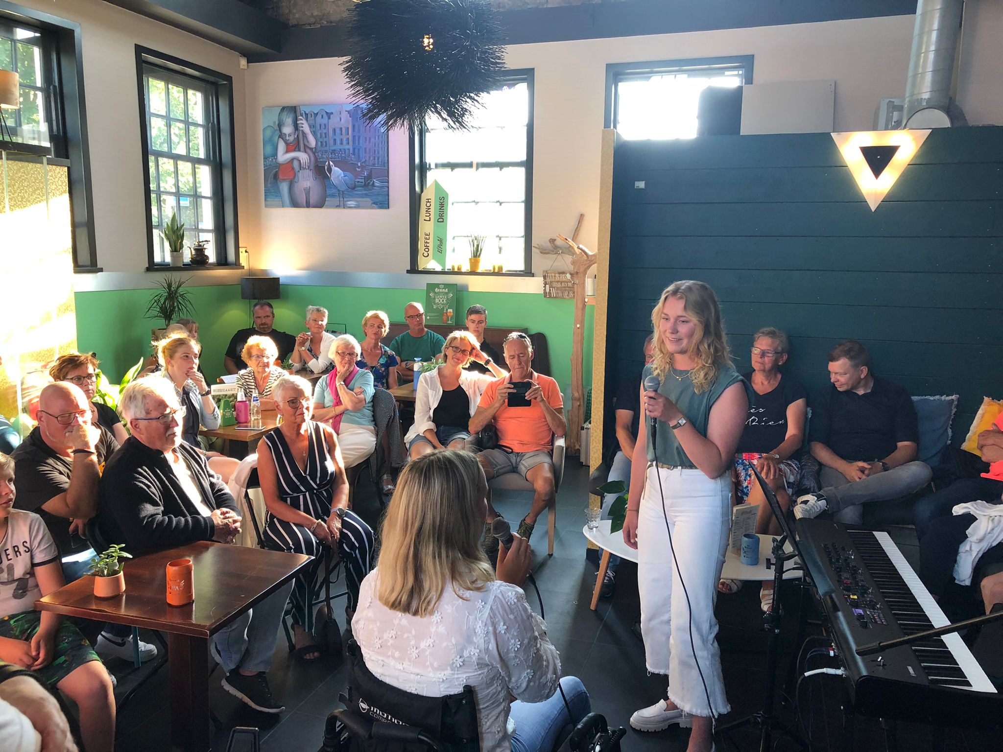 Voorspeeluur zang en keyboard in Franeker