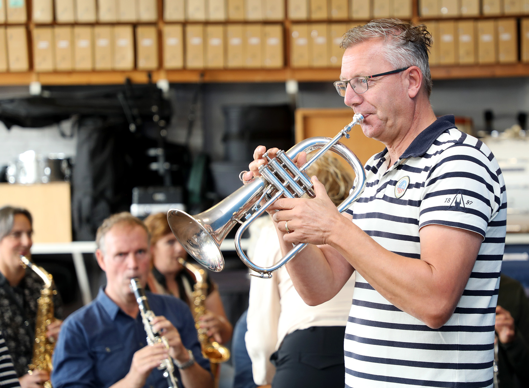 De Eerste Noten van het Nij Talint Orkest in Franeker