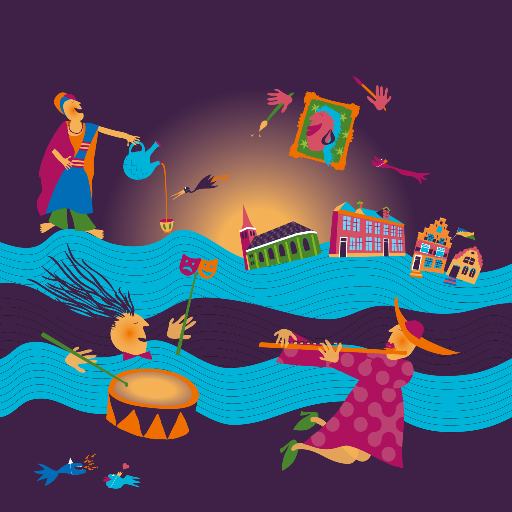 Van huiskamerconcerten tot kindercircus: het Uitfestival Waadhoeke komt eraan